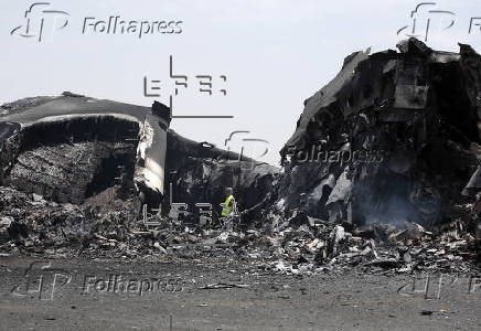 Aftermath of Israeli airstrikes on Sana'a airport