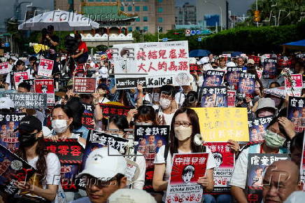 Anti-child abuse protest in Taipei