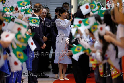 Japan's Princess Kako visits Brazil