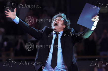 Argentine's President Milei attends the Madrid Economic Forum