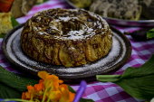 Mesa de Café para participantes do curso artesanal
