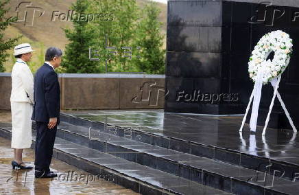 Japanese Emperor Naruhito and Empress Masako visit Mongolia