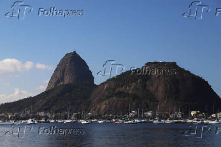 Dia de sol e calor na cidade do Rio de Janeiro.