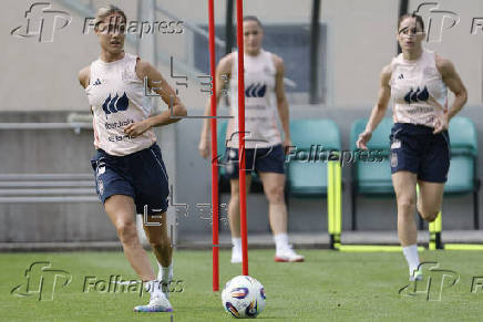 Entrenamiento selección española femenina de fútbol