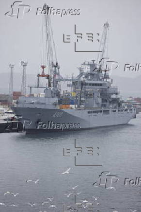 The German Navy ship FGS Berlin visits Greenland