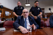Harvey Weinstein appears before Manhattan Criminal Court, in New York City