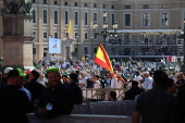 Holy Mass on Divine Mercy Sunday in suffrage for Pope Francis at Vatican City