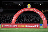 RIBEIRAO PRETO, SP, 28.04.2025-BRASILEIRO SERIE B-28.04.2025-BOTAFOGO X GOIAS