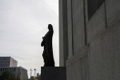 A view of the statue called Veritas (Truth), at the Supreme Court of Canada in Ottawa