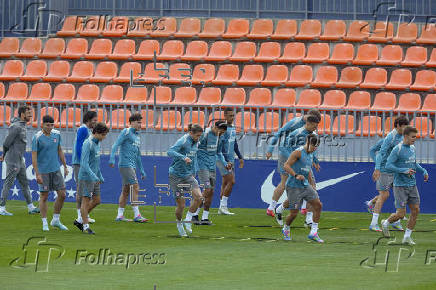 Entrenamiento del Atlético de Madrid