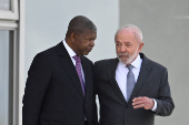 Brazil's President Luiz Inacio Lula da Silva meets Angola's President Joao Lourenco in Brasilia
