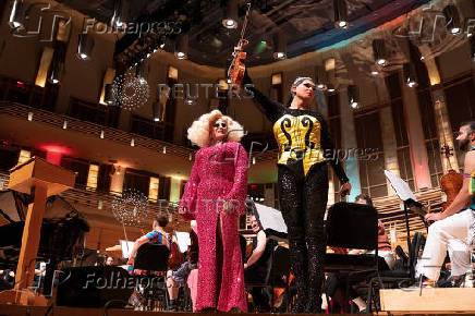 The International Pride Orchestra performs at the Strathmore Music Center in North Bethesda