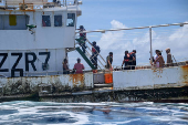 FILE PHOTO: U.S. Coast Guard Cutter Harriet Lane in South Pacific