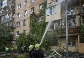 Three killed, more than 20 injured in overnight Russian attack on Ukraine's Kharkiv