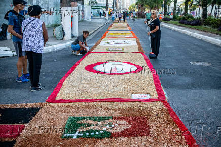 Celebração de Corpus Christi - Praia Grande