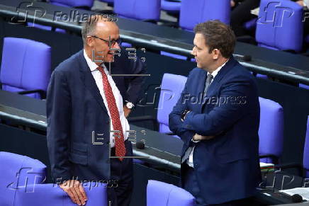 Plenary session of the German Bundestag in Berlin