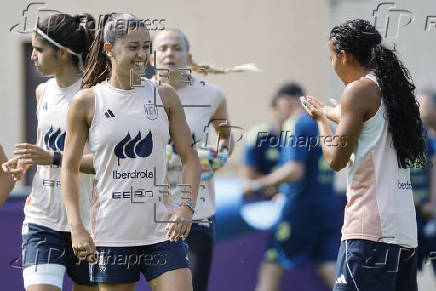 Entrenamiento selección española femenina de fútbol