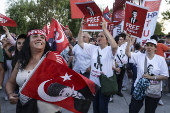 Turkey's main opposition party rallies against the detention of Istanbul Mayor Imamoglu