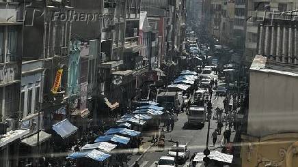 Rua 25 de março na polêmica mundial do trump