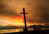 Wildfire in Feneos, Corinth, southern Greece