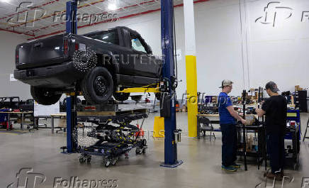 Slate Auto's beta production facility in Orion Township