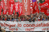 Manifestación del Primero de Mayo en Madrid