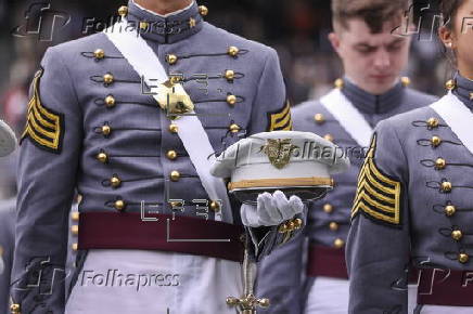 US President Trump delivers commencement address at US Military Academy