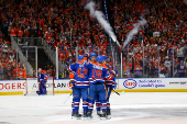 NHL: Stanley Cup Playoffs-Dallas Stars at Edmonton Oilers