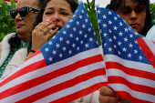 Rally for high school student Marcelo Gomes da Silva in Milford