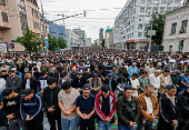 Muslims celebrate Eid al-Adha in Moscow