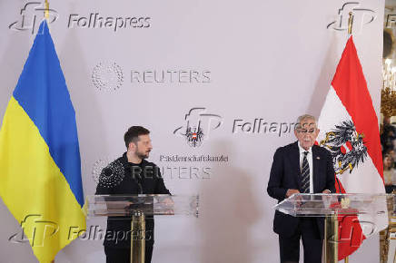 Ukrainian President Volodymyr Zelenskiy visits Vienna