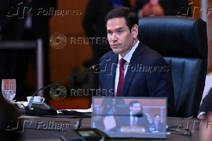 US Secretary of State Marco Rubio attends the ASEAN Foreign Ministers' Meeting