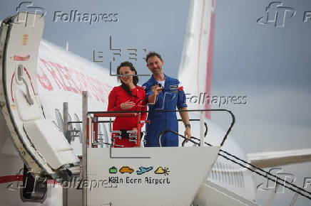 Polish astronaut Uznanski Wisniewski arrives in Cologne after completing Axiom 4 mission