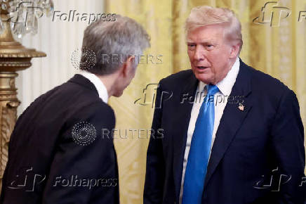 U.S. President Donald Trump attends the 
