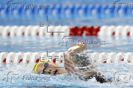 Natación: 800 metros estilo libre femenino
