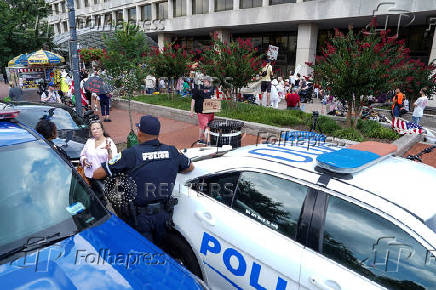 U.S. President Trump deploys the National Guard and federalizes the Metropolitan Police Department, in Washington, D.C.