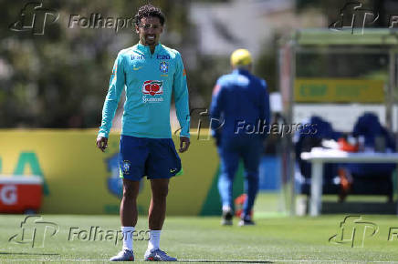 BRASIL, TREINO NA GRANJA COMARY