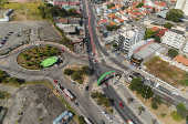 Vista aérea da entrada de Osasco (SP)