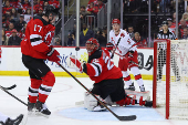 NHL: Stanley Cup Playoffs-Carolina Hurricanes at New Jersey Devils