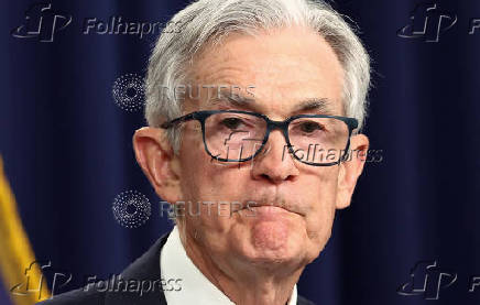 Federal Reserve Chair Jerome Powell speaks at a press conference in Washington