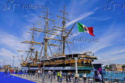 Italy's Amerigo Vespucci ship approaches last phase of world tour