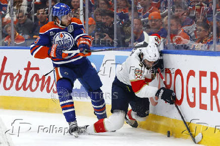 NHL: Stanley Cup Final-Florida Panthers at Edmonton Oilers