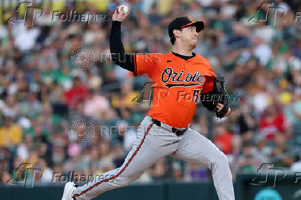 MLB: Baltimore Orioles at Athletics