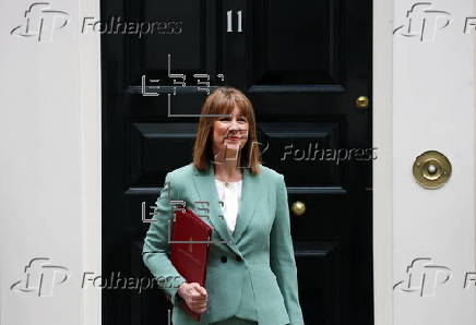 British Chancellor of the Exchequer Reeves announces the spending review in parliament