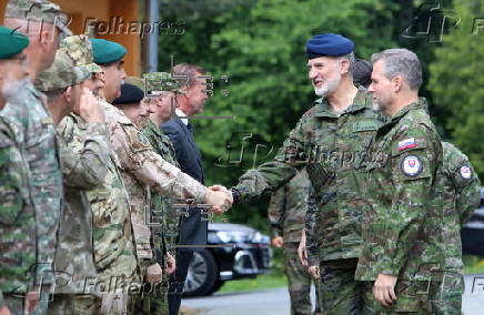 King Felipe VI of Spain visits Slovakia