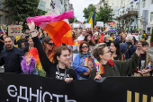 Equality March organized by the LGBT+ community in Kyiv