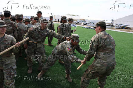 U.S. National Guard living conditions at Joint Forces Training Base in Los Alamitos