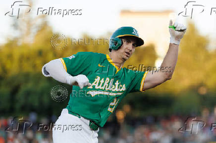 MLB: San Francisco Giants at Athletics