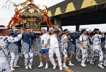 Chikura Matsuri summer festival in Chiba Prefecture