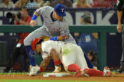 MLB: Texas Rangers at Los Angeles Angels